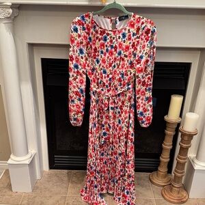 Tahari Multicolor Floral Casual Dress